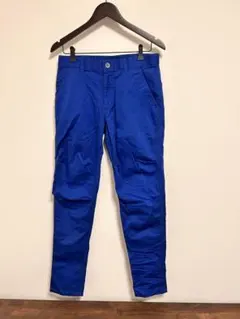 【古着】COMME CA MEN カラーパンツ ブルー M スリム 日本製