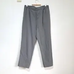 クロスファンクション　グレー テーパードパンツ ウエストゴム　LL