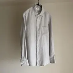 UNIQLO ユニクロ　リネンシャツ　グレー　S