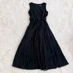 美品✨ジャスグリッティー　コットンティアードワンピース　ノースリーブワンピース