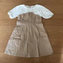 130㎝プティマイン＊ドッキングワンピース