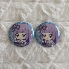 アイカツ　プリパラ　あそーと　C賞　缶バッチ　氷上スミレ　ガチャ　カプセルトイ