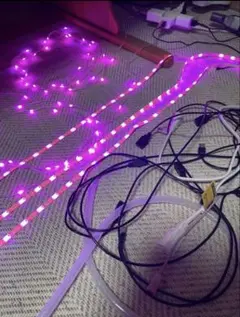 ゲーム部屋に！クリスマスのイルミネーションに！3mピンクLEDテープライト5本