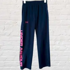 アンダーアーマー ジャージ パンツ ウエストゴム サイドロゴ スポーツウェア