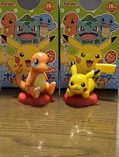 ポケットモンスター チョコエッグ 旅立ちの３匹 ヒトカゲ ピカチュウ