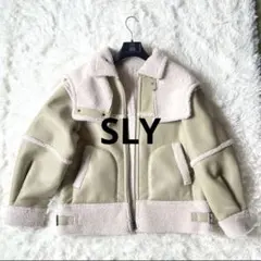【送料無料】SLYスライ リバーシブルボア ムートンジャケット 2way
