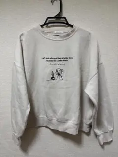 OLIVE des OLIVE ロゴ刺繍 スウェット トレーナー