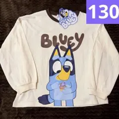 新品　Bluey ブルーイ　長袖Tシャツ　 130㎝　ロンT カットソー