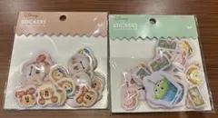ディズニー　ぷっくりピースシール　2点セット