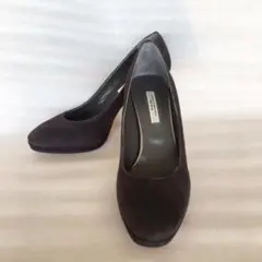 SEVEN TWELVE THIRTY ハイヒール　パンプス　スエード　グレー