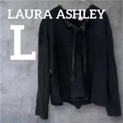 匿名配送❣️一点物✨LAURA ASHLEY 【L】ブラック ニット