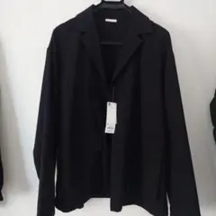 GU オーバーサイズシャツブルゾン Ｍ ブラック