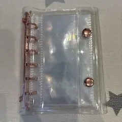 A7シール帳　ピンクゴールド　リフィル付き