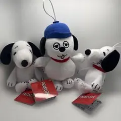 PEANUTSスヌーピー マスコットみんなといっしょ3体セット