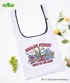 【新品】SESAME STREET × FTL エコバッグ セサミグラフィック