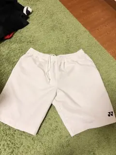 ヨネックス ハーフパンツ白 Lサイズ
