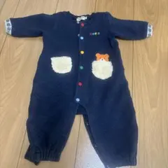 70サイズ　ホットビスケッツ　ミキハウス　ロンパース