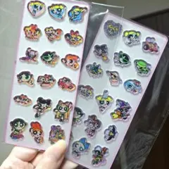 パワーパフガールズ アクリルシール 2枚セット
