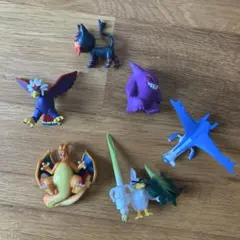 モンコレ ポケモン フィギュア 6点セット リザードン ゲンガー等