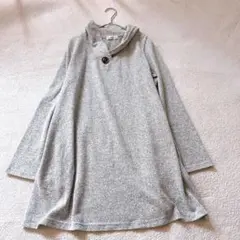 Naturalstore calof チュニック（M）グレー 長袖 パーカー