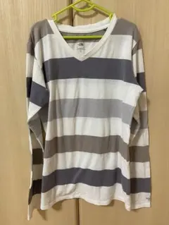 THE NORTH FACE ボーダー長袖Tシャツ Sサイズ
