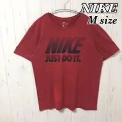 お*す様 NIKE ナイキ Mサイズ 赤 Tシャツ JUST DO IT ビッグ