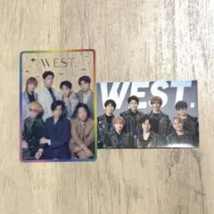 WESTA!グッズ 男前カード WEST. ステッカー セット