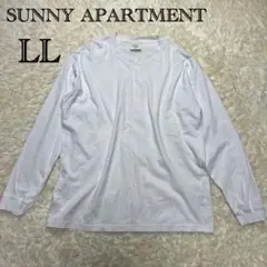★サニーアパートメント　長袖Tシャツ　ロンT 　薄手　無地　大きいサイズ　XL