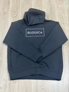 BUDDICA ブラック ロゴパーカー XLサイズ