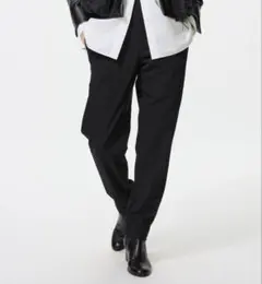 【試着のみ】UNIQLO ウォームストレッチパンツ 黒M