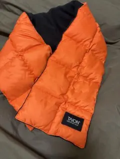 TAION ダウン ネックウォーマー オレンジ