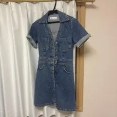 ZARA デニムワンピース 半袖