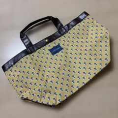 タイムセール☆レゾリヴァード　黄色✖️茶色いトートバッグ