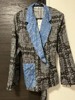 ZARA ペイズリー　ジャケット　パッチワーク　羽織もの