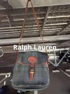 Ralph Lauren レザー ショルダーバッグ Vintage
