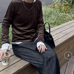 feepur シアーベロアロンTee