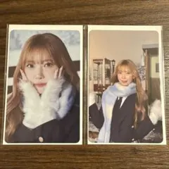 NiziU マユカ ハピドロ F賞 トレカ フォトカード AB セット ⑧