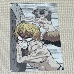 我妻善逸 嘴平伊之助 鬼滅の刃 全集中展 柱稽古 ポストカード