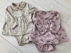 GAP 花柄長袖ロンパース　2点セット