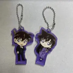 名探偵コナン 毛利蘭 工藤新一 アクリルキーホルダー