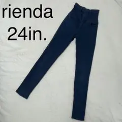 rienda ハイウエスト スキニーデニム