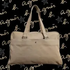 agnèsb アニエスベー ボヤージュ キャンバス トートバッグ A4可 大容量のサムネイル
