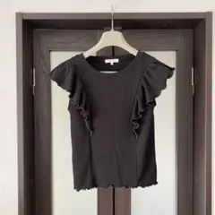 GLOBAL WORK グローバル ワーク フリル カットソー　Mサイズ