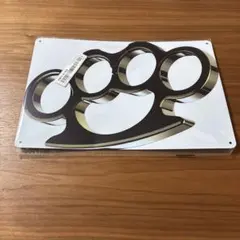 メタルサインプレート メリケンサックデザイン