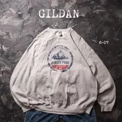 GILDAN トレーナー ロッキー山脈　グレー