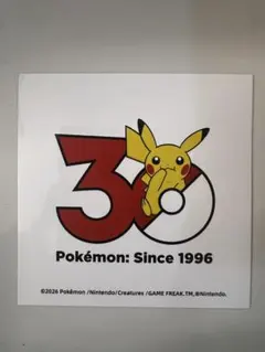 ポケモン 30周年 限定品 特典オーロラコースター ピカチュウ 非売品