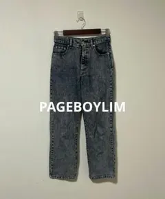 PAGEBOYLIM ページボーイリム テーパード デニム Ｍ