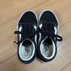 VANS キッズ スニーカー ブラック 20センチ