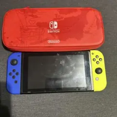 Nintendo Switch 本体 青/黄 ケース付き