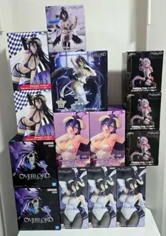 オーバーロード　アルベド・シャルティア　プライズフィギア　14個　まとめ売り！